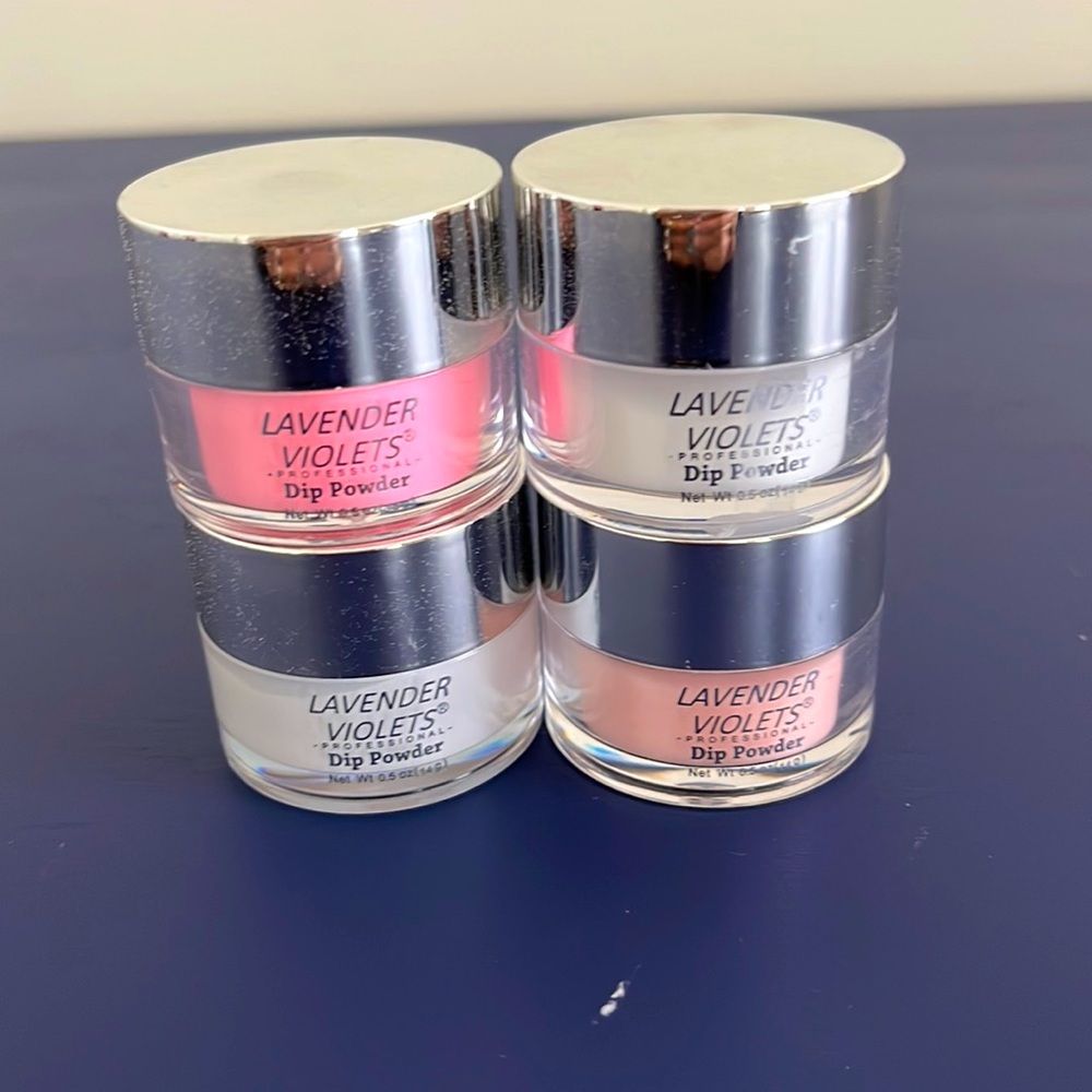 Lavender violet dip powder